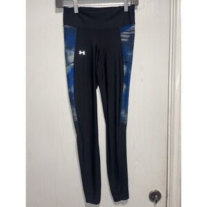 Under Armour Run Anywhere Tight Pants Womens Small Black Fitness Yoga Leggings